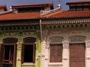 Highly decorated buildings in Kampung Glam.